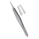 Castroviejo Corneal Forceps .12mm Wide Handle Straight