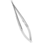 Castroviejo Needle Holder Curved With Lock Delicate